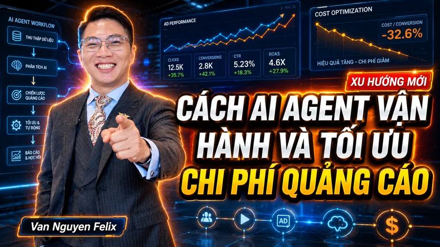 Cách AI Agent vận hành và tối ưu chi phí quảng cáo - AI Agent