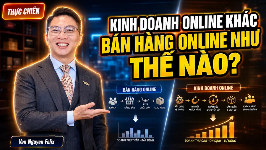 Kinh doanh online khác bán hàng online như thế nào? - kinh doanh online