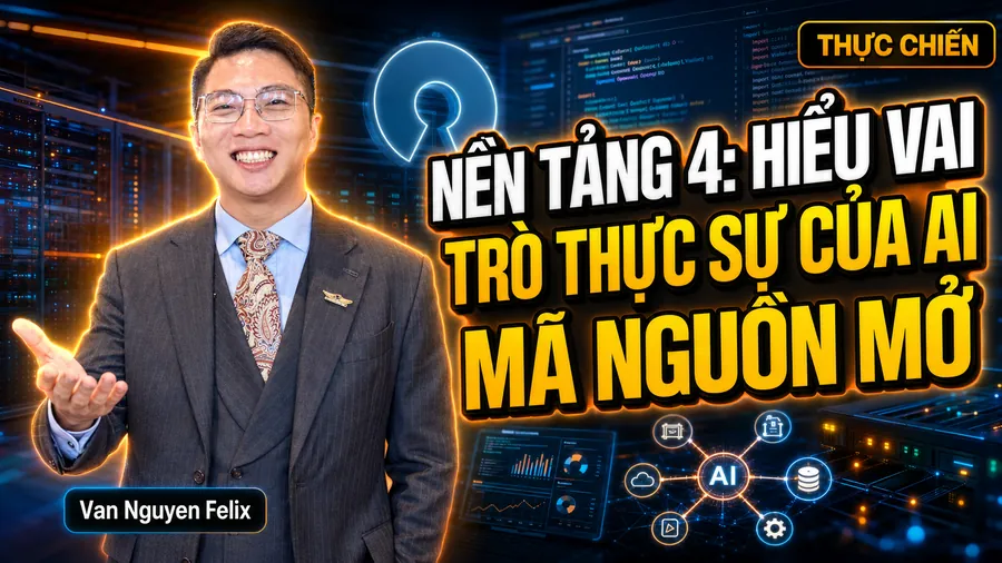 Nền Tảng 4: Hiểu Vai Trò Thực Sự Của AI Mã Nguồn Mở - Học AI